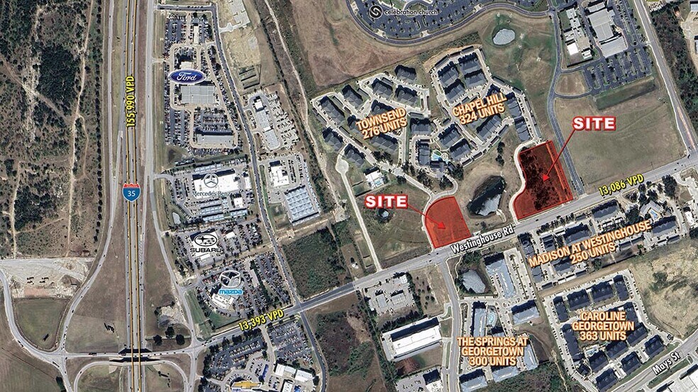 Westinghouse Rd, Georgetown, TX à vendre - Photo principale – Image 1 sur 1