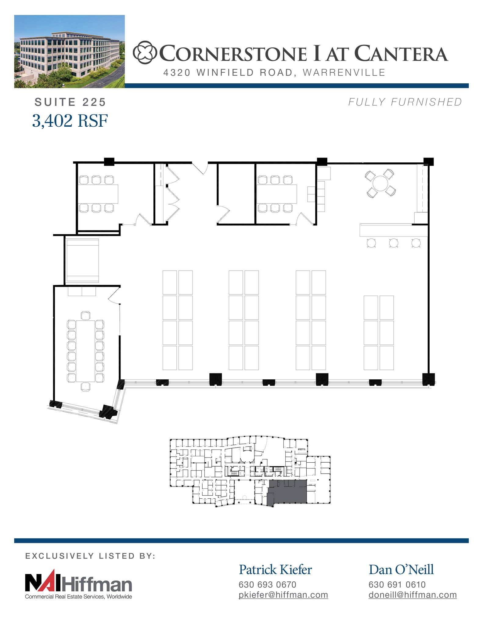 4320 Winfield Rd, Warrenville, IL à louer Plan d’étage– Image 1 sur 14