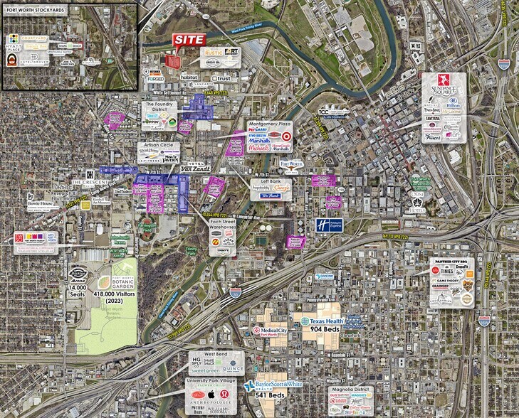 2800 Cullen St, Fort Worth, TX à louer - Plan de site – Image 1 sur 3