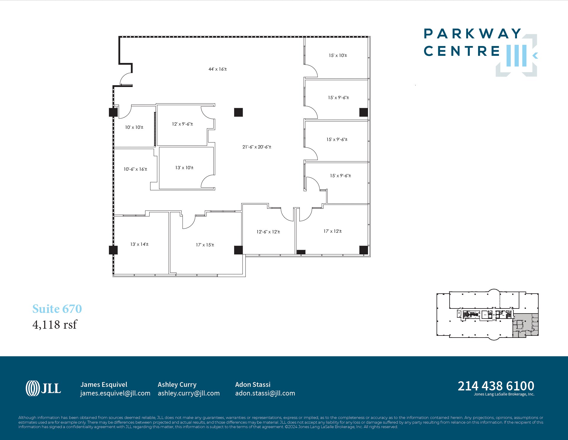 2745 Dallas Pky, Plano, TX à louer Plan d’étage– Image 1 sur 1