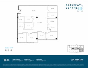 2745 Dallas Pky, Plano, TX à louer Plan d’étage– Image 1 sur 1