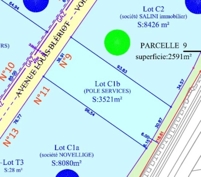 9 Avenue Louis Bleriot, Frépillon à vendre - Plan de site – Image 2 sur 2
