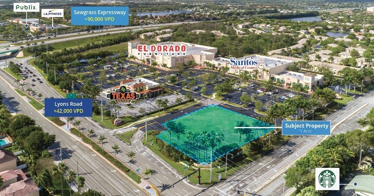 5855 Lyons Rd, Coconut Creek, FL à louer Photo principale– Image 1 sur 2
