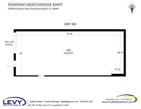 2099-2101 W Atlantic Blvd, Pompano Beach, FL à louer Plan d’étage– Image 2 sur 4