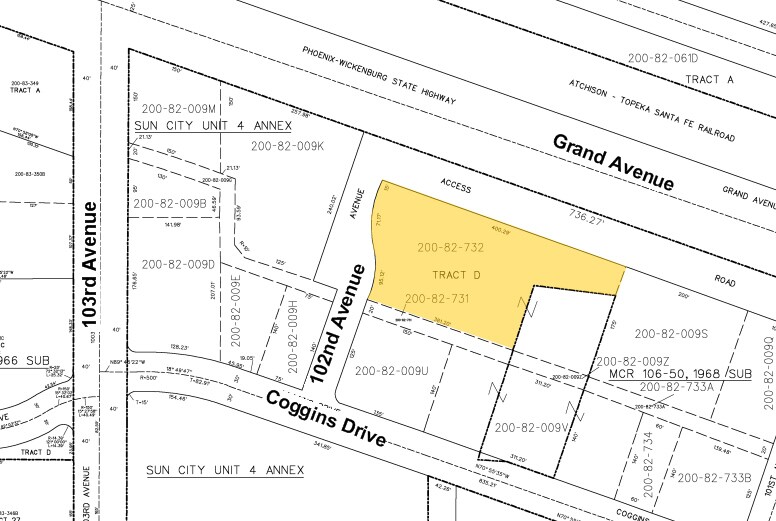 10147 W Grand Ave, Sun City, AZ à vendre - Plan cadastral – Image 2 sur 7