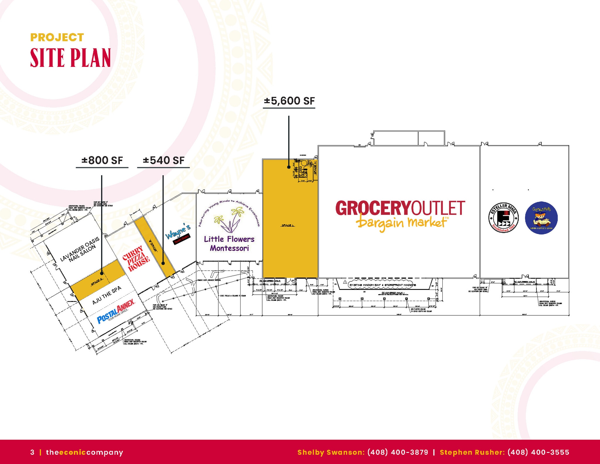 3500-3550 Bernal Ave, Pleasanton, CA à louer Plan de site– Image 1 sur 1