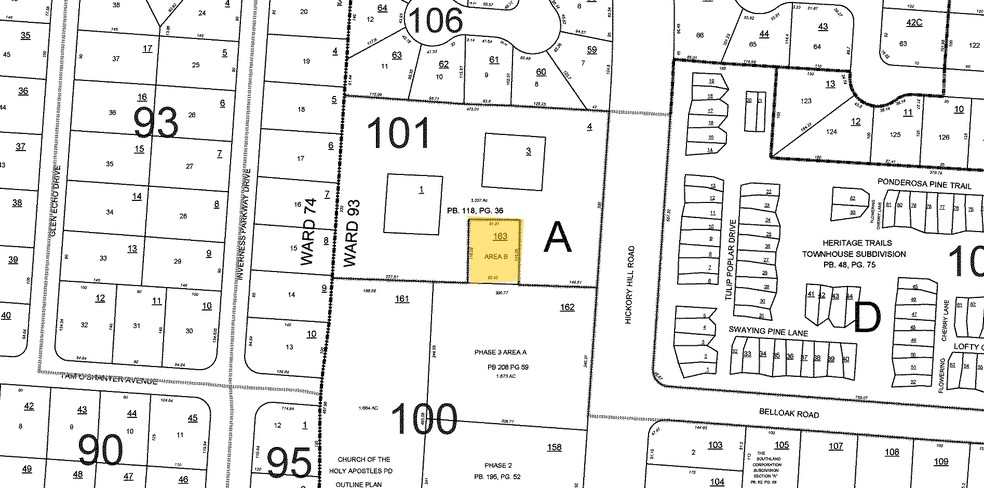 3165 Hickory Hill Rd, Memphis, TN à vendre - Plan cadastral – Image 2 sur 2