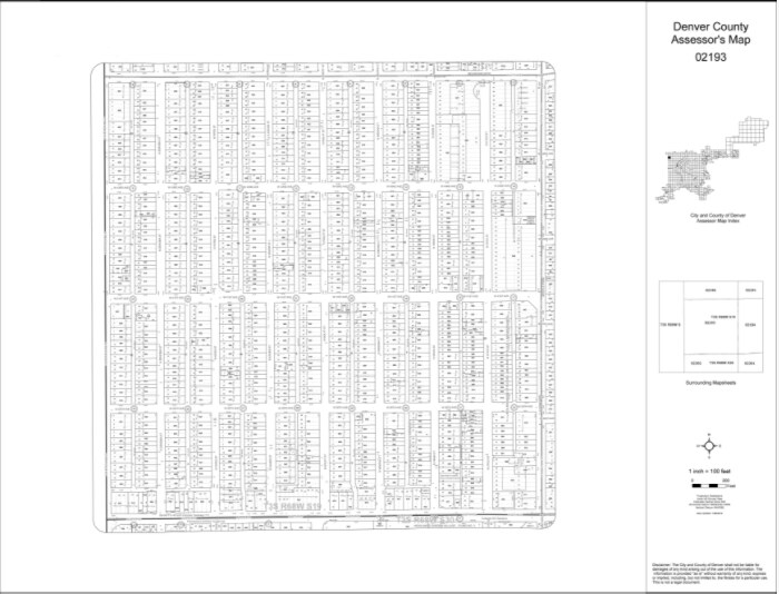 4499 W 38th Ave, Denver, CO à louer - Plan cadastral – Image 3 sur 10