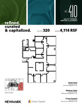 410 17th St, Denver, CO à louer Plan d’étage– Image 1 sur 1