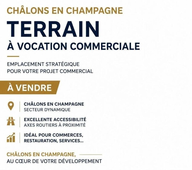 Terrain dans Chalons En Champagne à vendre - Photo de l’immeuble – Image 1 sur 1