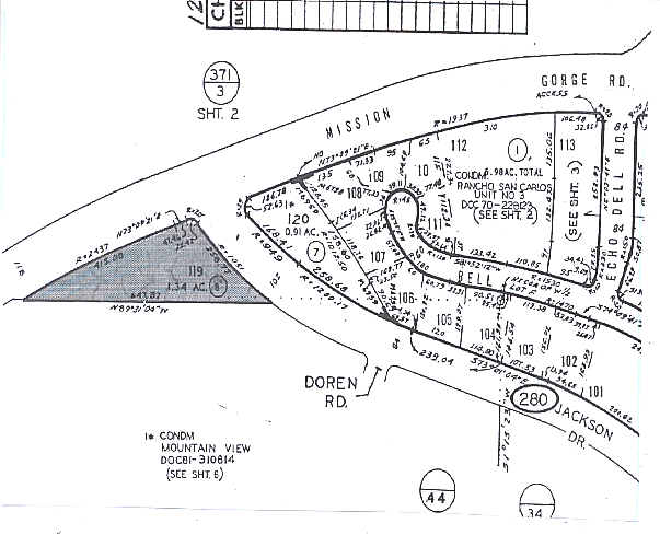 8181 Mission Gorge Rd, San Diego, CA à louer - Plan cadastral – Image 2 sur 7