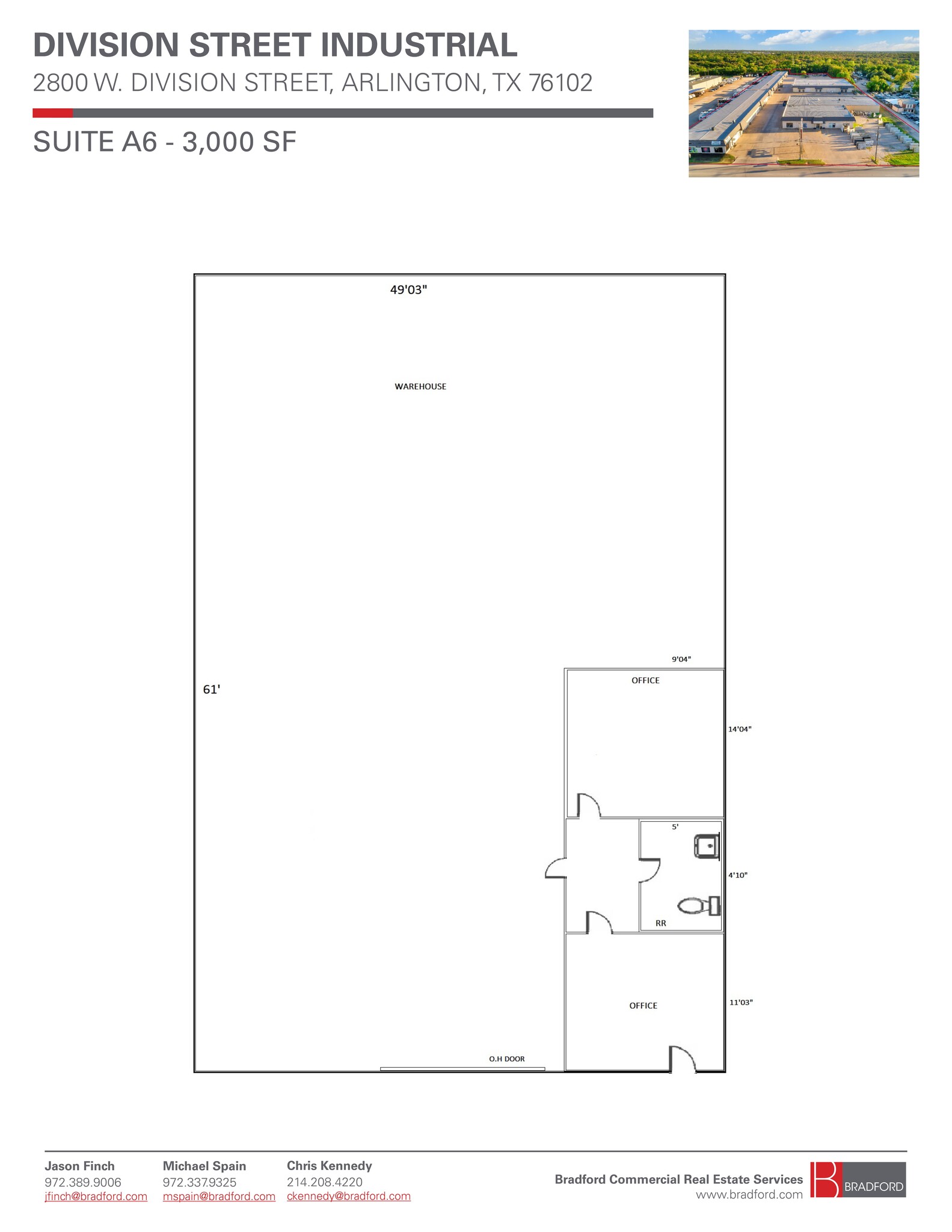 2800 W Division St, Arlington, TX à louer Plan de site– Image 1 sur 2