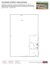 2800 W Division St, Arlington, TX à louer Plan de site– Image 1 sur 2