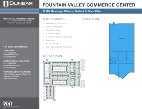 17151 Newhope St, Fountain Valley, CA à louer Plan d’étage– Image 1 sur 1