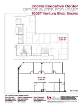 16027 Ventura Blvd, Encino, CA à louer Plan d’étage– Image 1 sur 1