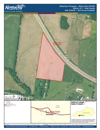 Plus de détails pour E Jeff Davis Hwy, Elkton, KY - Terrain à vendre