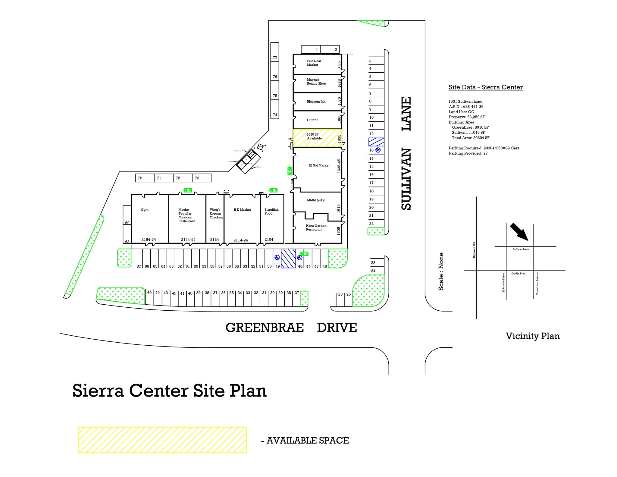 1605 Sullivan Ln, Sparks, NV à louer Plan de site– Image 1 sur 1