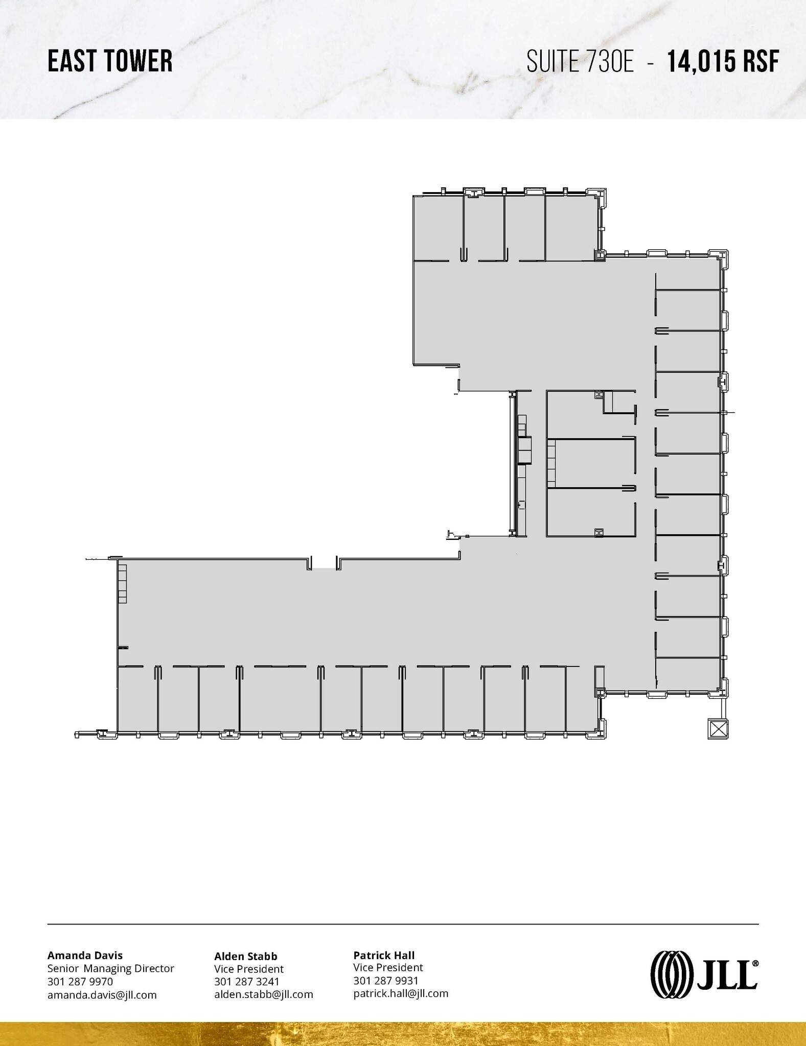 7501 Wisconsin Ave, Bethesda, MD à louer Plan d’étage– Image 1 sur 2
