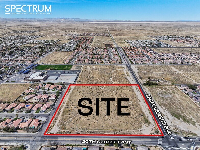 20th St E & Lancaster Blvd, Lancaster, CA à vendre - Photo de l’immeuble – Image 3 sur 7