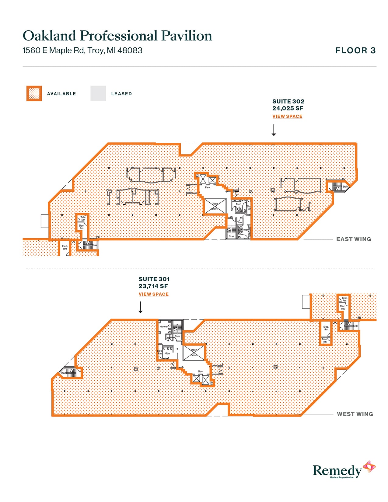 1560 E Maple Rd, Troy, MI à louer Plan d’étage– Image 1 sur 1