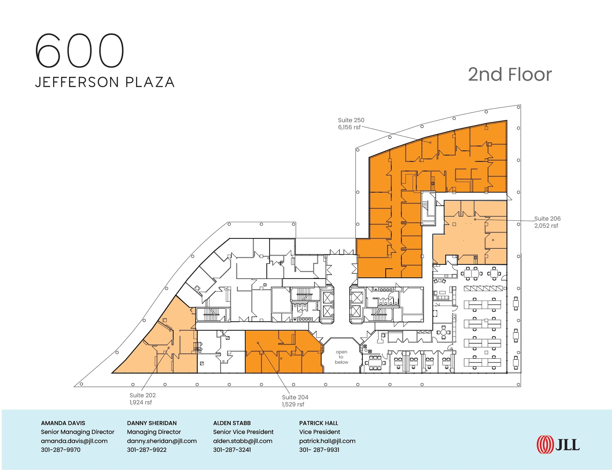 600 Jefferson Plz, Rockville, MD à louer Plan d’étage– Image 1 sur 1