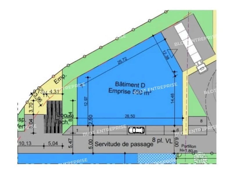 Local d’activités dans Les Sorinières à louer - Plan de site – Image 3 sur 3