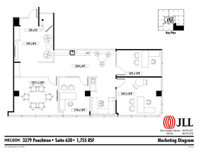 3379 Peachtree Rd NE, Atlanta, GA à louer Plan d’étage– Image 1 sur 1