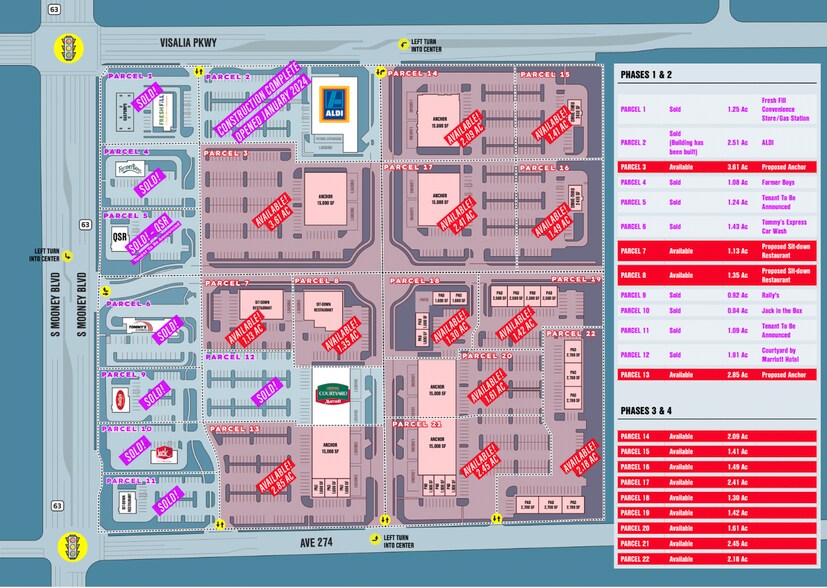 Visalia & Mooney, Visalia, CA à vendre - Photo de l’immeuble – Image 2 sur 2