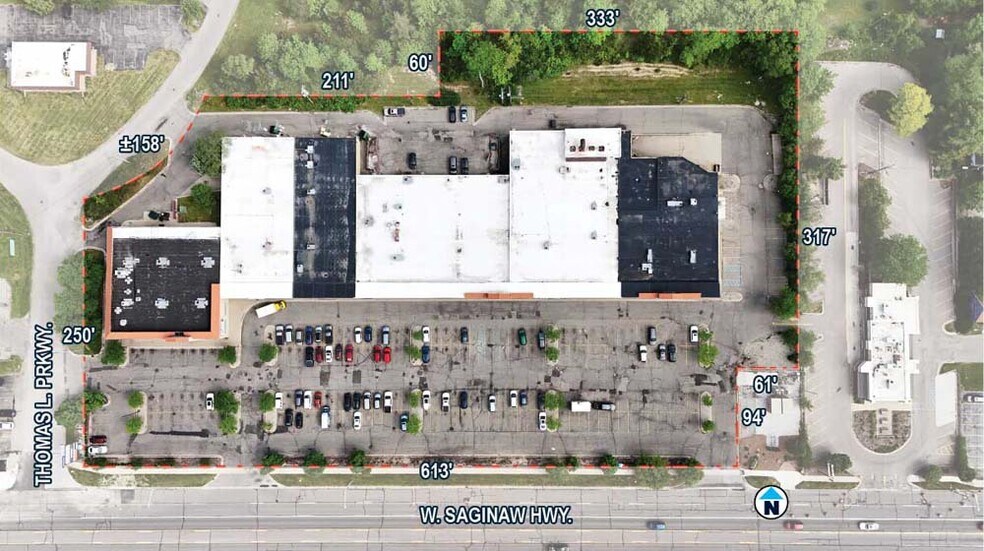 4002 W Saginaw Hwy, Lansing, MI à vendre - Plan de site – Image 3 sur 3