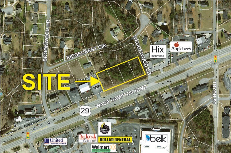 1864 W Wade Hampton Blvd, Greer, SC à vendre - Aérien – Image 2 sur 2