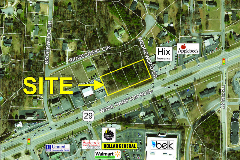 1864 W Wade Hampton Blvd, Greer, SC à vendre - Aérien – Image 2 sur 2