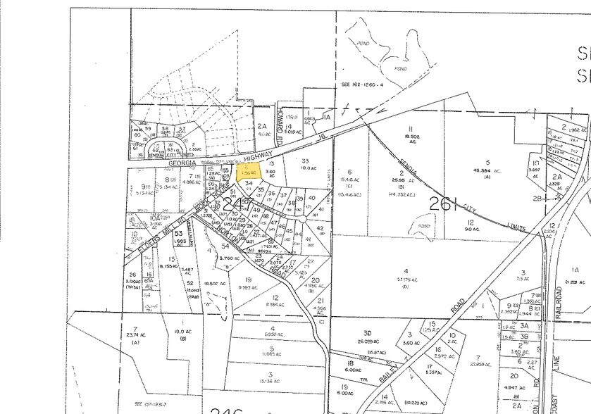 7285 Highway 16, Senoia, GA à louer - Plan cadastral – Image 3 sur 4