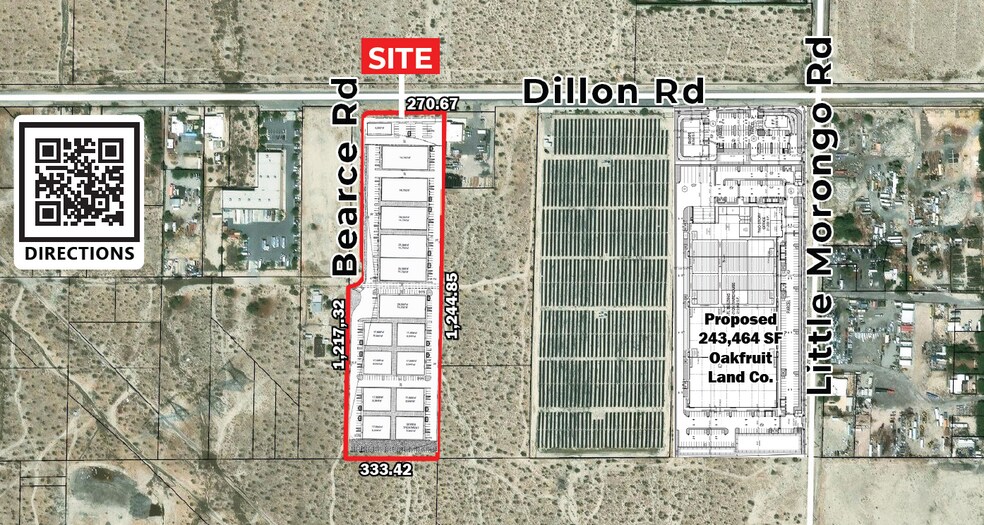 Dillon Rd, Desert Hot Springs, CA à vendre - Plan de site – Image 3 sur 3