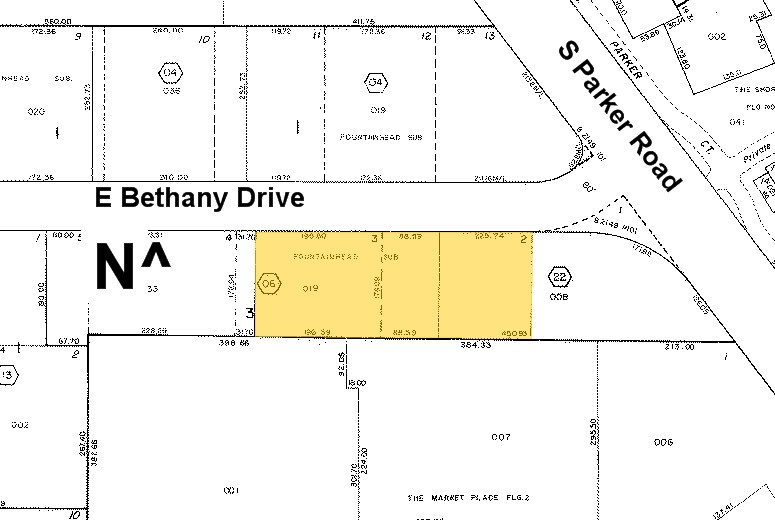 11050-11100 E Bethany Dr, Aurora, CO à vendre - Plan cadastral – Image 3 sur 9