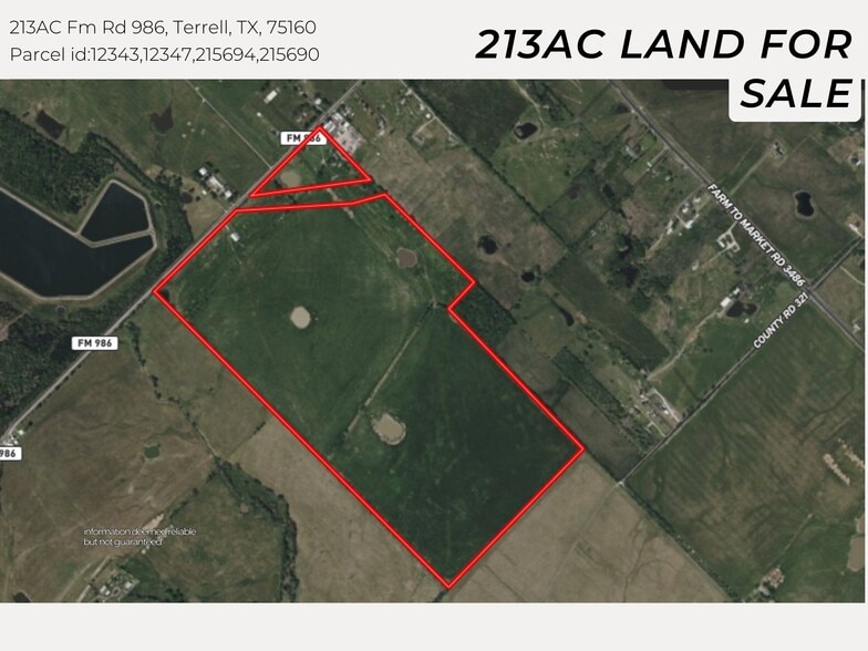 FM 986 Rd, Terrell, TX à vendre - Photo principale – Image 1 sur 7
