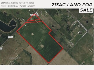 Plus de détails pour FM 986 Rd, Terrell, TX - Terrain à vendre