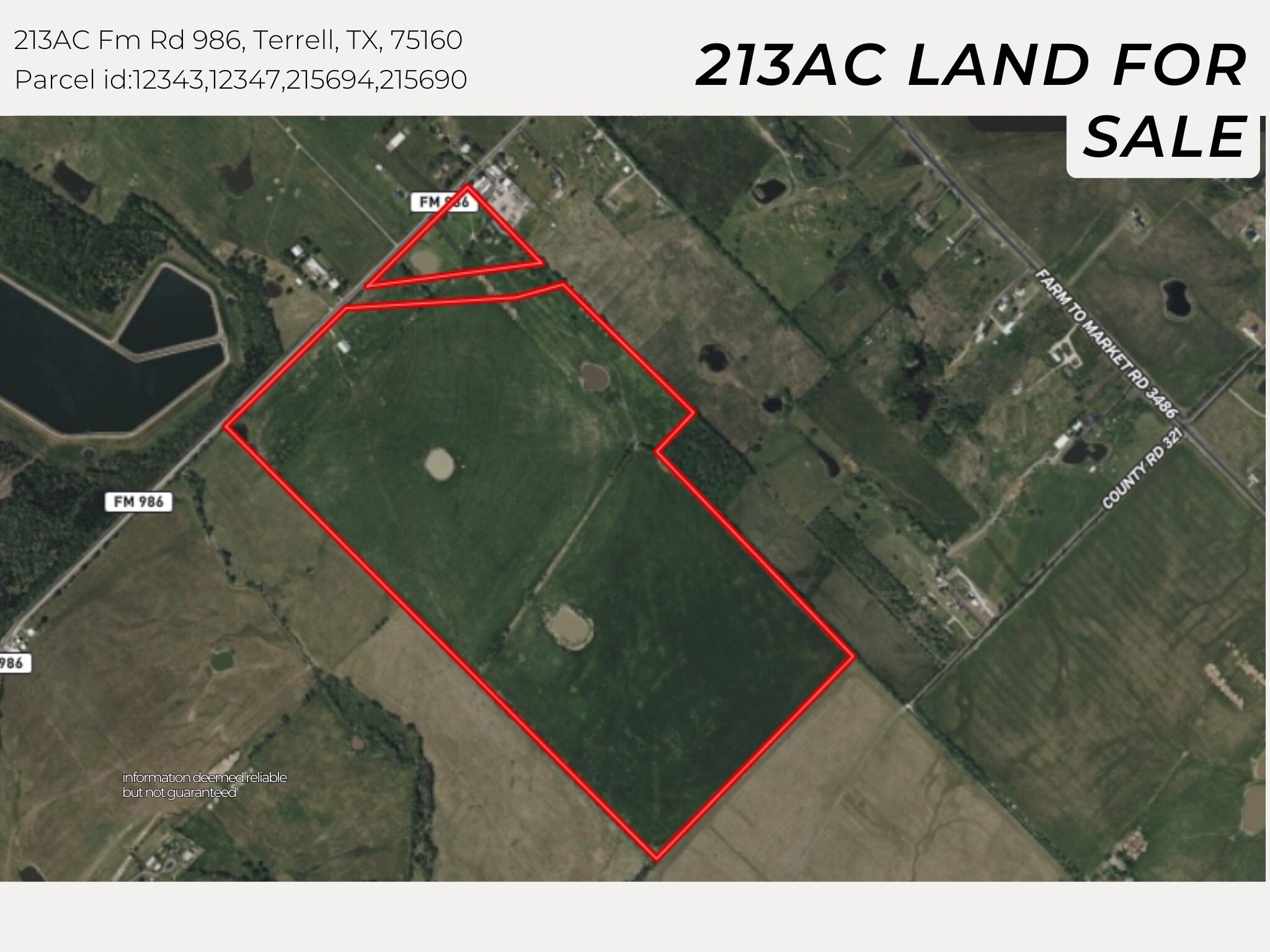 FM 986 Rd, Terrell, TX à vendre Photo principale– Image 1 sur 8