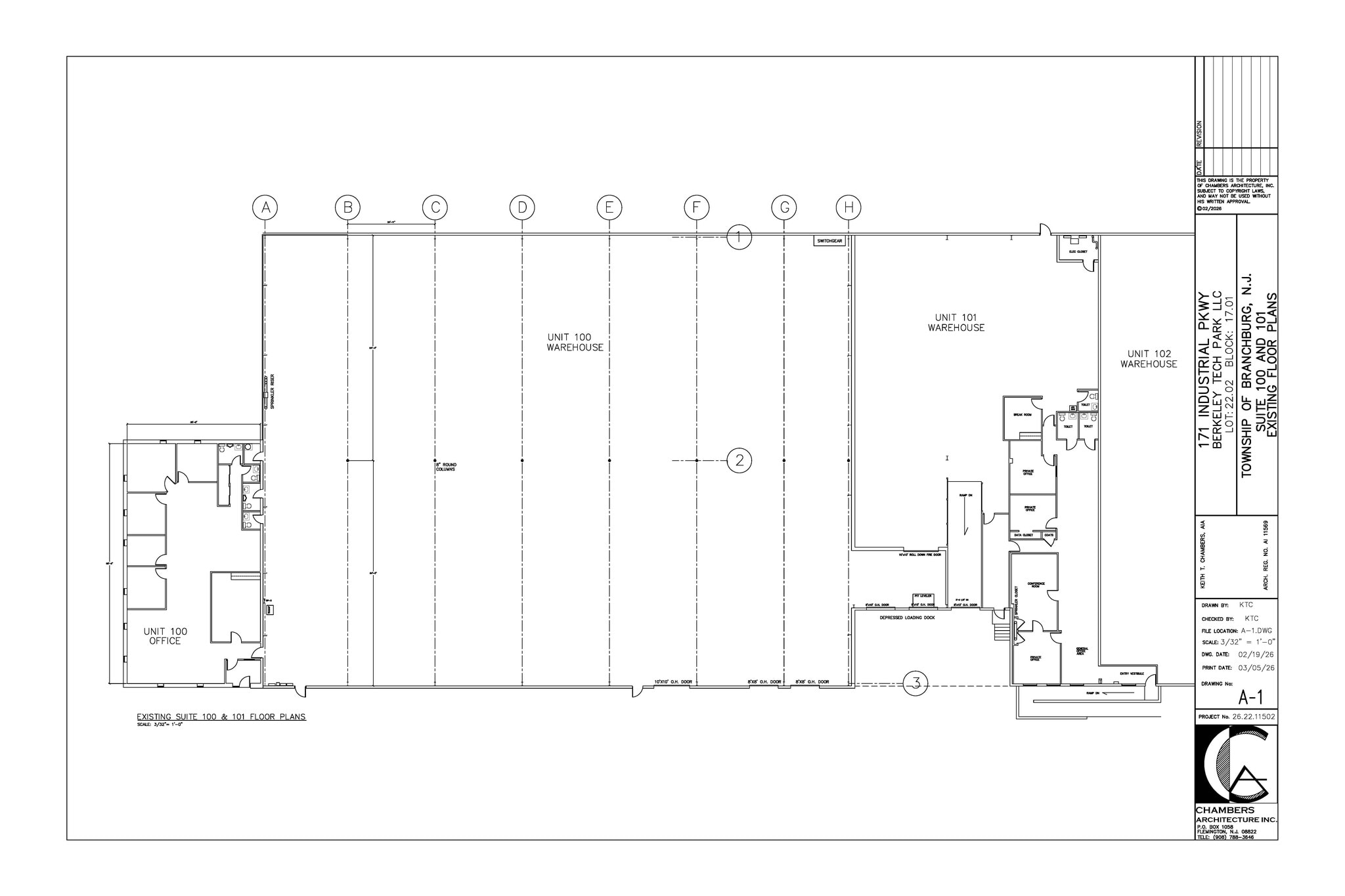 171 Industrial Pky, Branchburg, NJ à louer Plan d’étage– Image 1 sur 1