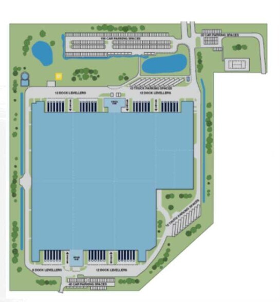 Bureau dans Allonne à louer - Plan de site – Image 3 sur 5