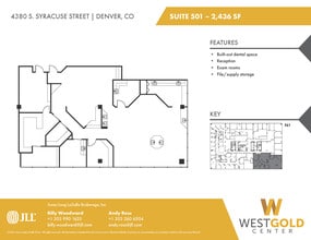4380 S Syracuse St, Denver, CO à louer Plan d’étage– Image 1 sur 1
