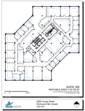 9050 Yonge St, Richmond Hill, ON à louer Plan d’étage– Image 1 sur 1