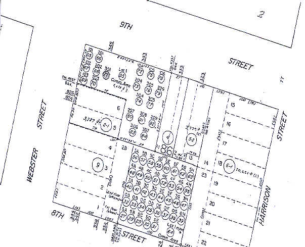 343-345 9th St, Oakland, CA à vendre - Plan cadastral – Image 2 sur 9