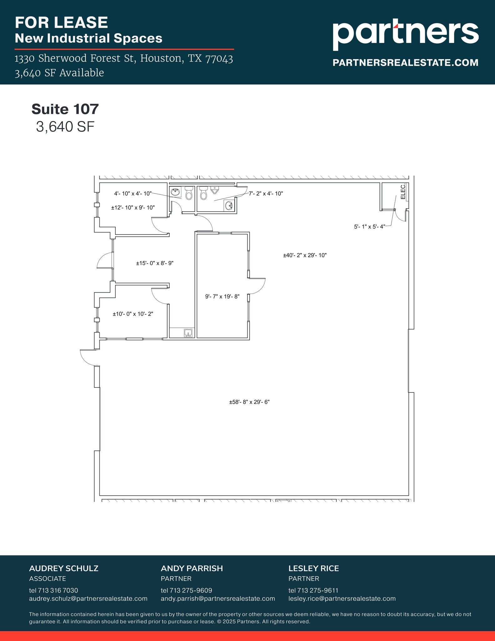 1330 Sherwood Forest St, Houston, TX à louer Plan de site– Image 1 sur 1
