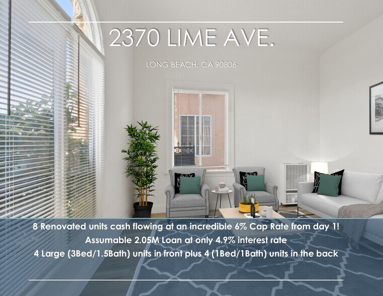 2364-2370 Lime Ave, Long Beach, CA à vendre - Photo de l’immeuble – Image 1 sur 24
