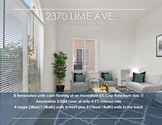 Plus de détails pour 2364-2370 Lime Ave, Long Beach, CA - Logement à vendre