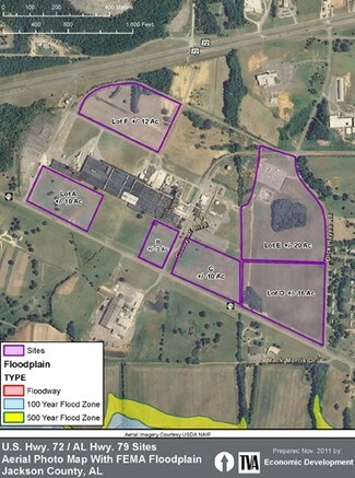 Plus de détails pour 7526 Roy Owens Blvd, Scottsboro, AL - Terrain à vendre
