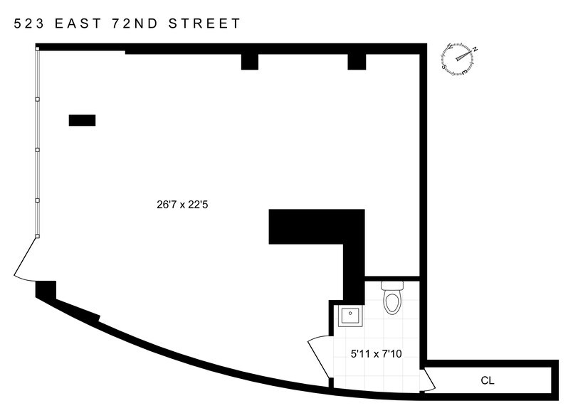 523 E 72nd St, New York, NY à louer - Plan d’étage – Image 3 sur 4