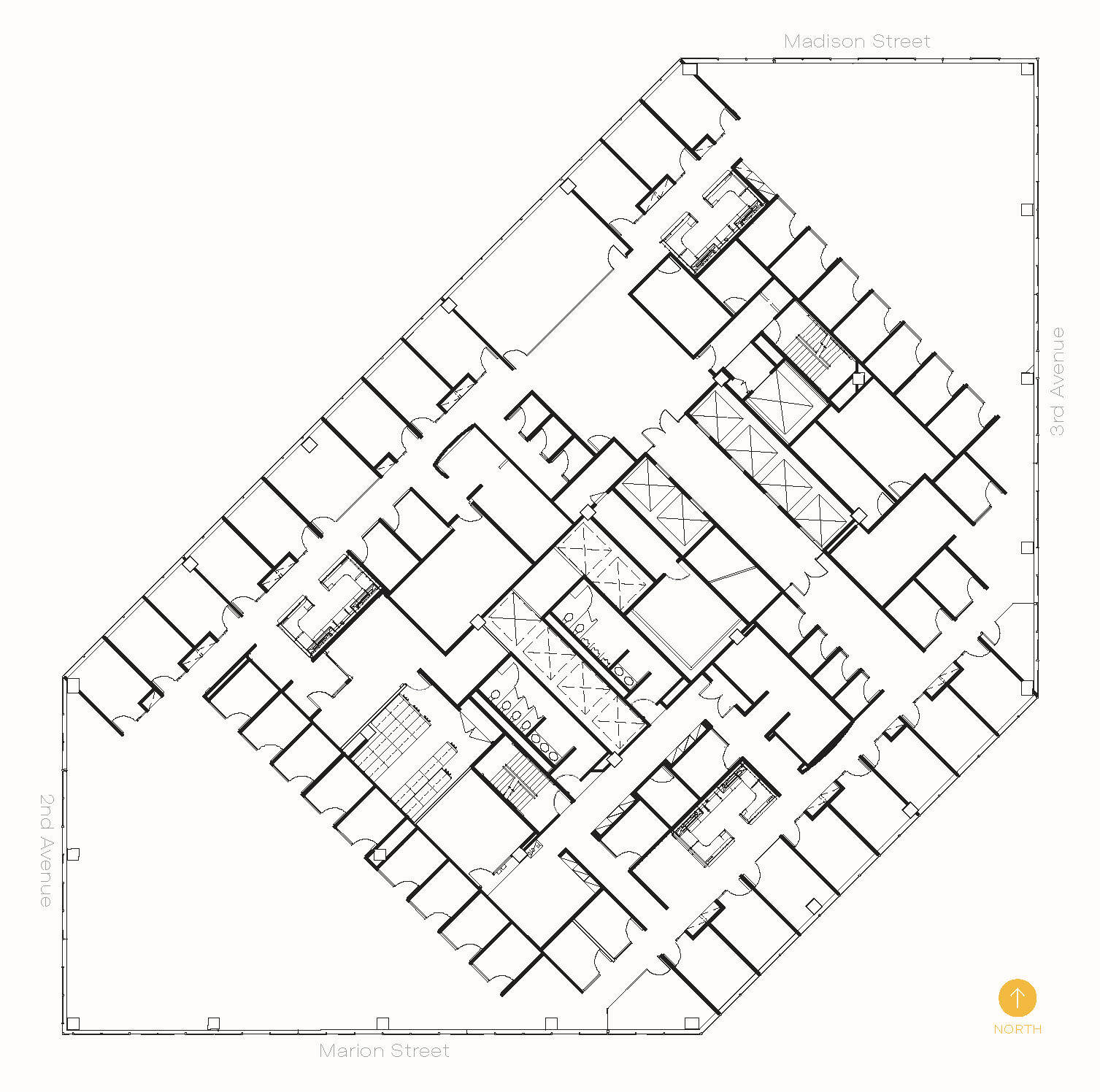 999 3rd Ave, Seattle, WA à louer Plan d’étage– Image 1 sur 17