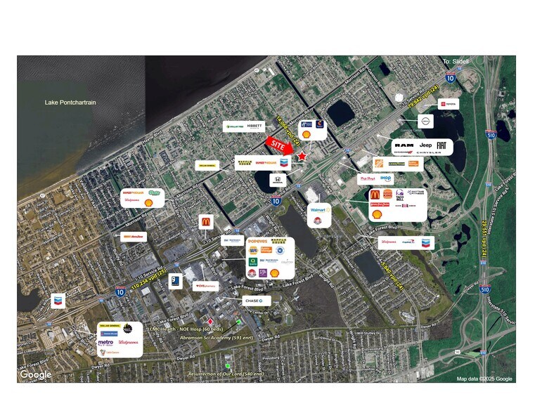 7030 Bullard Ave, New Orleans, LA à vendre - Aérien – Image 3 sur 3