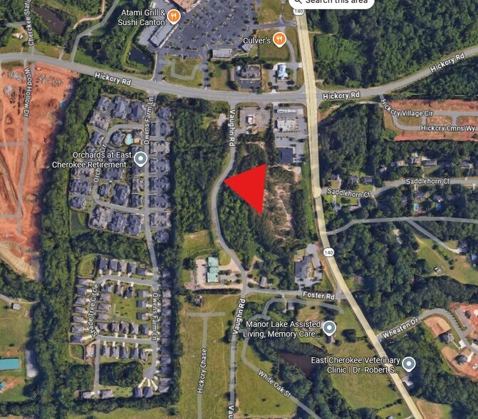 6892 Hickory Flat hwy, Holly Springs, GA à vendre - Aérien – Image 2 sur 7